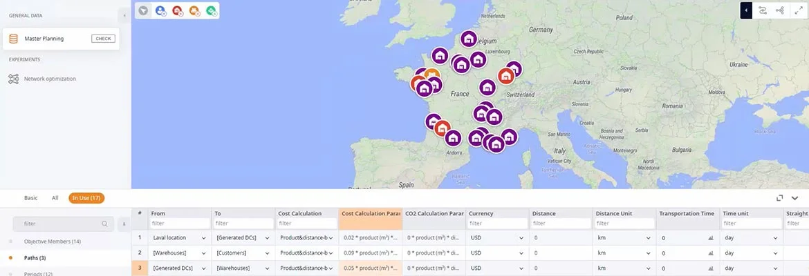  Supply Chain Master Planning and Network Optimization