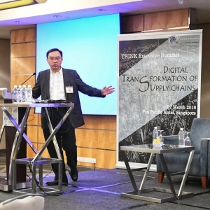 Mark Goh presenting in Singapore
